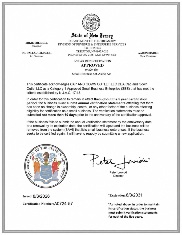 SBECertificate