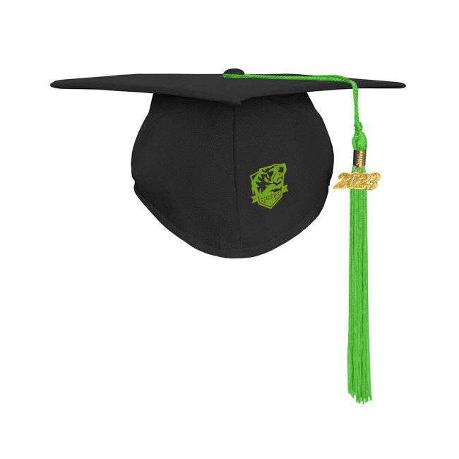 CT-Matte-Bachelor-Custom Bachelor Custom Graduation Cap And Tassel  Set Matte Finish Mini. Order Qty 20 Pieces