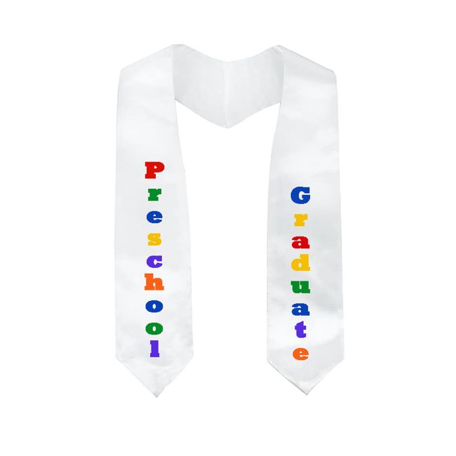 Stole-Plain-Pre-k-50 Pre-K / Kindergarten Graduation Plain Stole 50