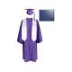 Elementary Graduation Cap, Gown, Tassel, Stole and Diploma Cover Set Shiny Finish