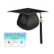 Pre-K / Kindergarten Cap, Tassel and Certificate Set Shiny Finish