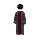 GTVT-Faculty-NP Faculty Regalia Graduation Gown, Tassel, and Velvet Tam Set Without Gold Piping
