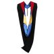 Hood-Bachelor-Red-RoyalBlue-Gold Red-RoyalBlue-Gold Bachelor Academic Graduation Hood