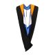 Hood-Bachelor-Gold-RoyalBlue-White Gold-RoyalBlue-White Bachelor Academic Graduation Hood