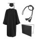CGTHDC-Matte-Elementary Elementary Graduation Cap, Gown, Tassel, Honor Cord and Diploma Cover Set Matte Finish