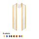 Stole-Trim Graduation Honor Stole Angled End with Trim in Various Colors