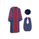 GHVT-Faculty-Liberty-U Faculty Regalia  Graduation Gown, Hood and Velvet Tam Set