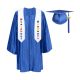 CGTS-Shiny-Prek-RoyalBlue RoyalBlue Pre-K / Kindergarten Cap, Gown, Tassel and Stole Set : Shiny Finish