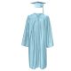 CGT-Shiny-Bachelor-Sky-Blue Sky Blue Bachelor Graduation Cap, Gown and Tassel Set Shiny Finish - 2027