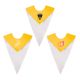 Stole-V-Custom-Logo Traditional V Shape Stole with Custom Logo - Mini. Order Qty 20 Pieces