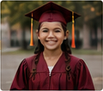 dream bigger graduation cap and gown