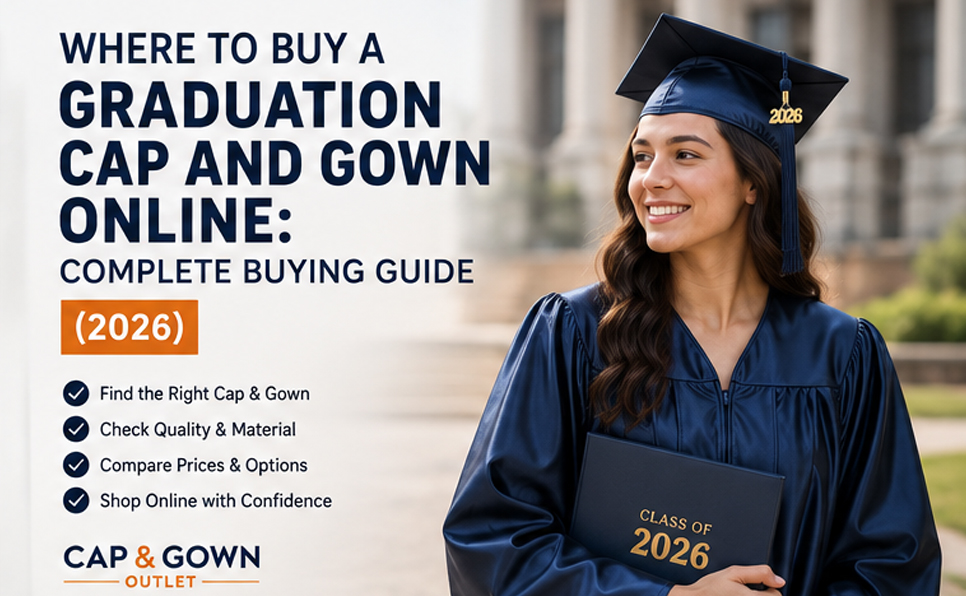 Complete guide on where to buy a graduation cap and gown online in 2026-27 by Cap and Gown Outlet
