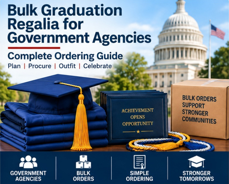Bulk Graduation Regalia for Government Agencies: Complete Ordering Guide Bulk government agency graduation cap and gown sets - cap and gown outlet