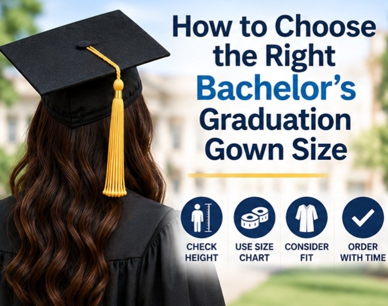 How to Choose the Right Bachelor’s Graduation Gown Size How to choose the right bachelor’s graduation gown size - cap and gown outlet