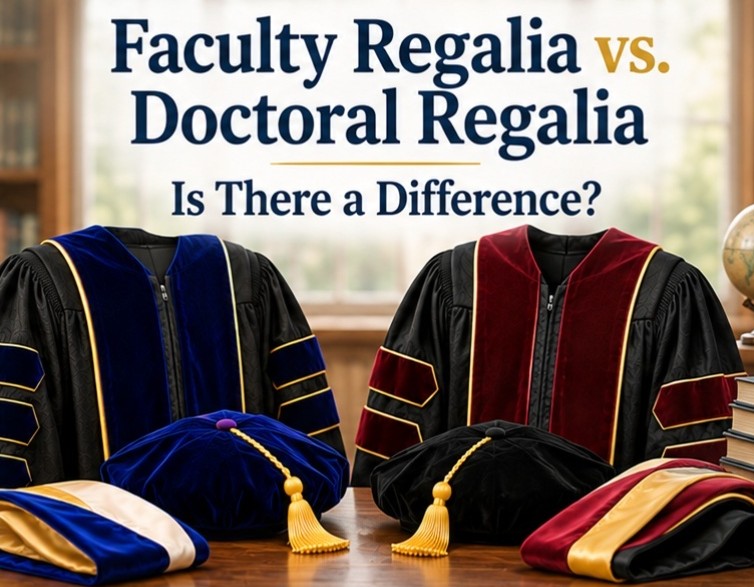 Faculty Regalia vs. Doctoral Regalia: Is There a Difference? Faculty and doctoral regalia comparison - cap and gown outlet