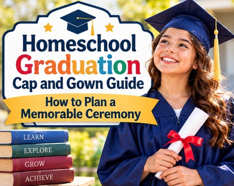 Homeschool Graduation Cap and Gown Guide: How to Plan a Memorable Ceremony Homeschool graduation cap and gown guide - cap and gown outlet