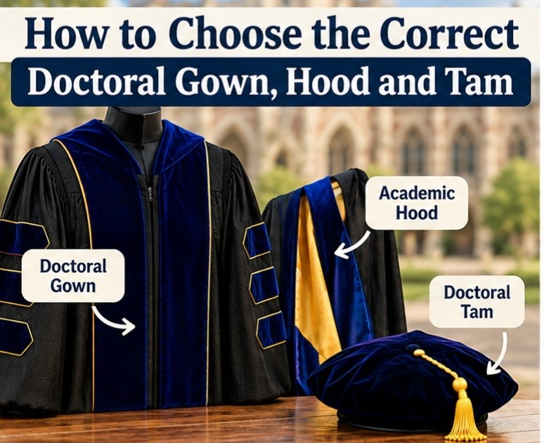 How to choose a doctoral gown, hood and tam - cap and gown outlet
