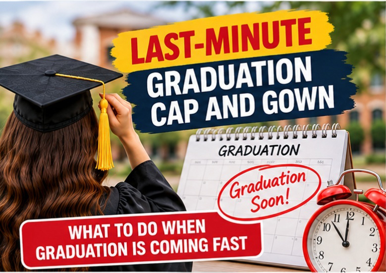 Last-Minute Graduation Cap and Gown: What to Do When Graduation Is Coming Fast Last-minute graduation cap and gown ordering guide