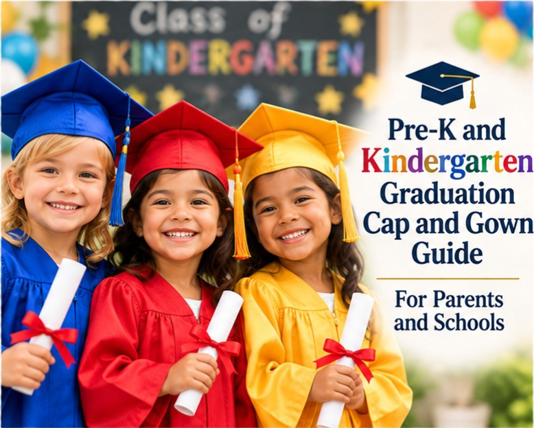 Pre-K and Kindergarten Graduation Cap and Gown Guide for Parents and Schools Pre-K graduation cap and gown guide for parents