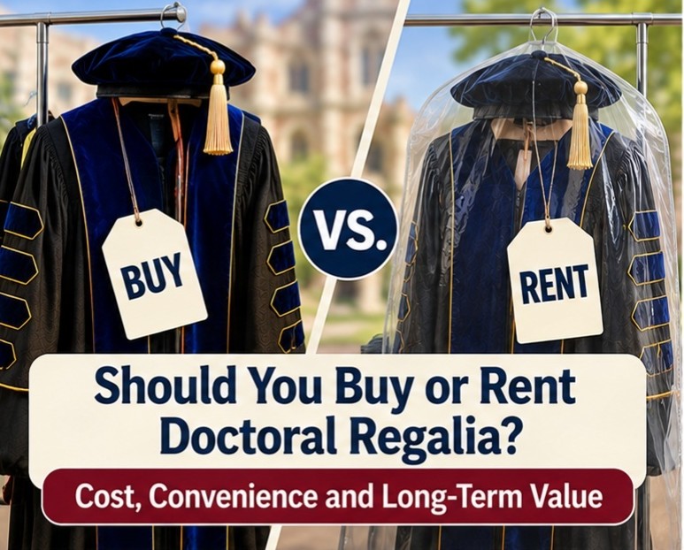 Buy or rent doctoral regalia - cap and gown outlet