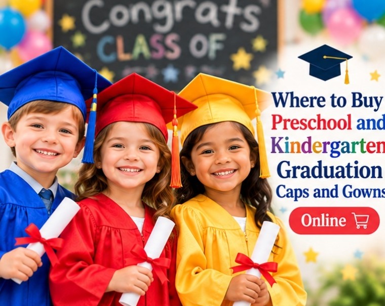 Where to Buy Preschool and Kindergarten Graduation Caps and Gowns Online Preschool and kindergarten graduation cap and gown buying guide - cap and gown outlet